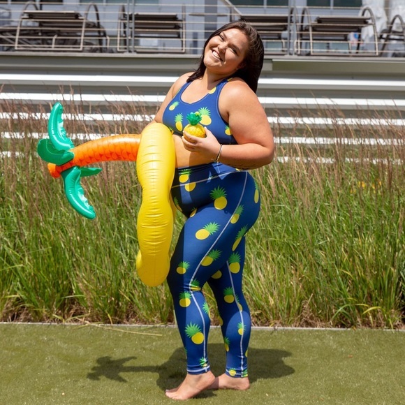Fruit Print Pants & Jumpsuits